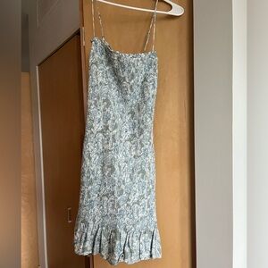 NWOT Abercrombie & Fitch Smocked Floral Print Dress. Medium Tall.